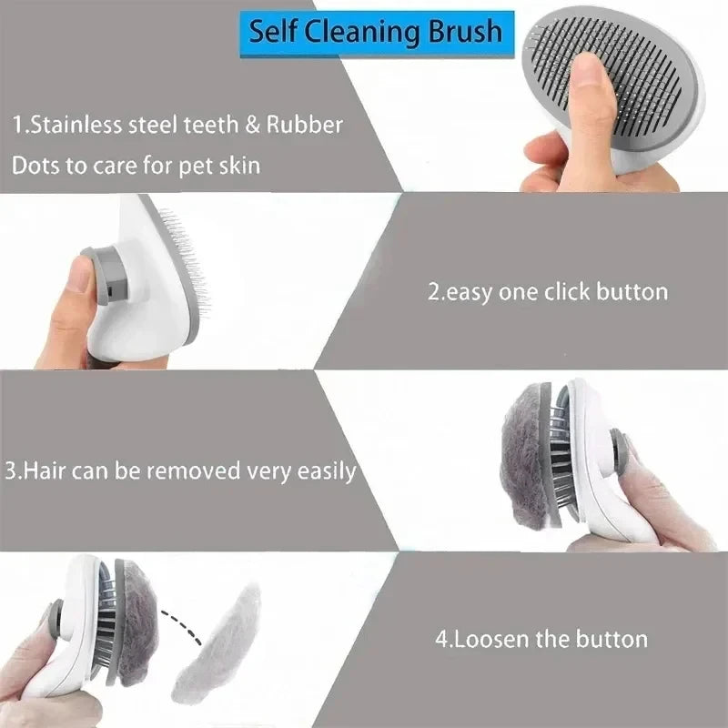 Finity Self-Cleaning Pet Brush